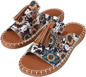 Verdusa Women's Boho Sandals 2025 Casual Summer Flat Sandals
