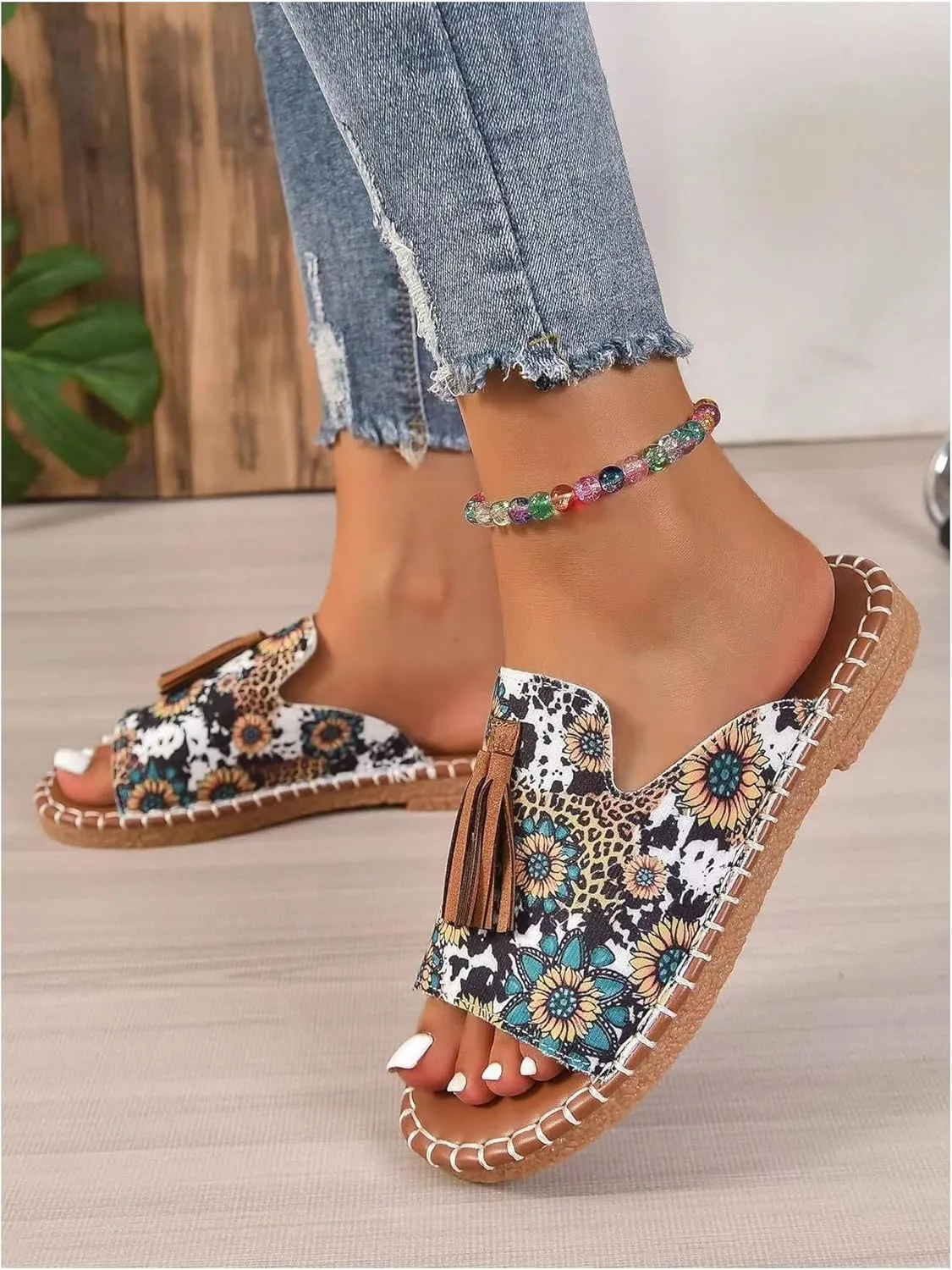 Verdusa Women's Boho Sandals 2025 Casual Summer Flat Sandals