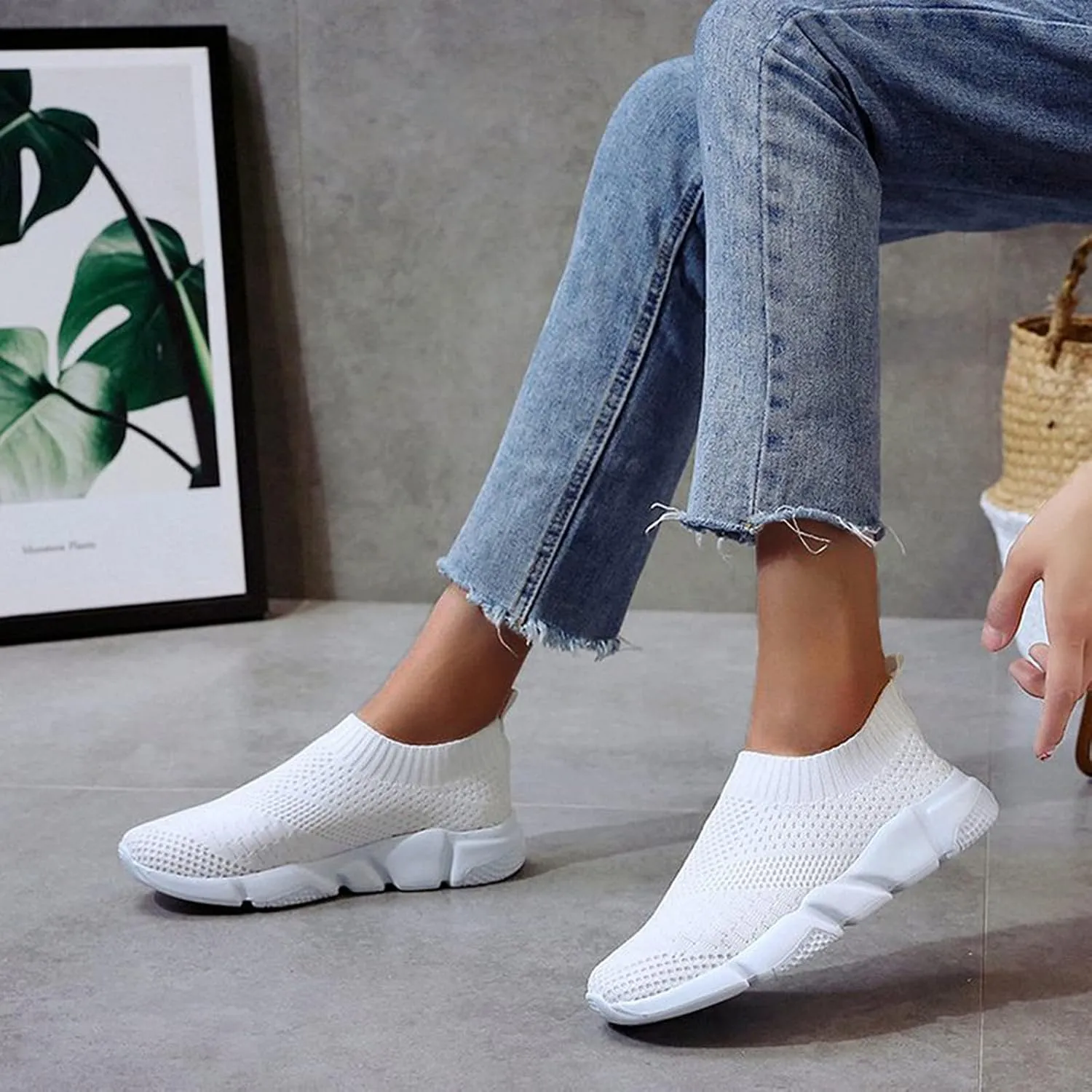 Wedge Heel Sneakers for Women Tenis Antideslizante para Mujer Negros Shoes for Women Sneakers Trendy Wide Bowling Shoes Women 8 Wide Womens Walking Sneakers with Arch Support Wide Width