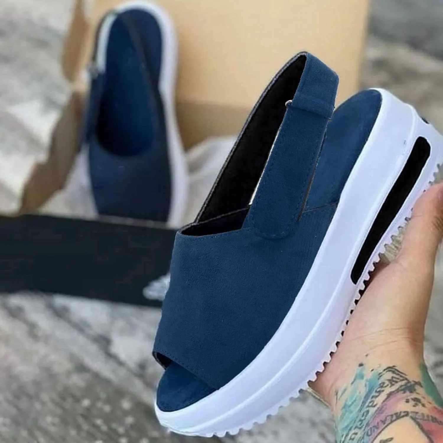 Wide Width High Top Slip On Sneakers for Women Cute Black Sneakers for Women Trendy Wide Foot Workout Shoes Women Wedge Sneakers for Women Zapatos para Pies Con Juanetes De Mujer
