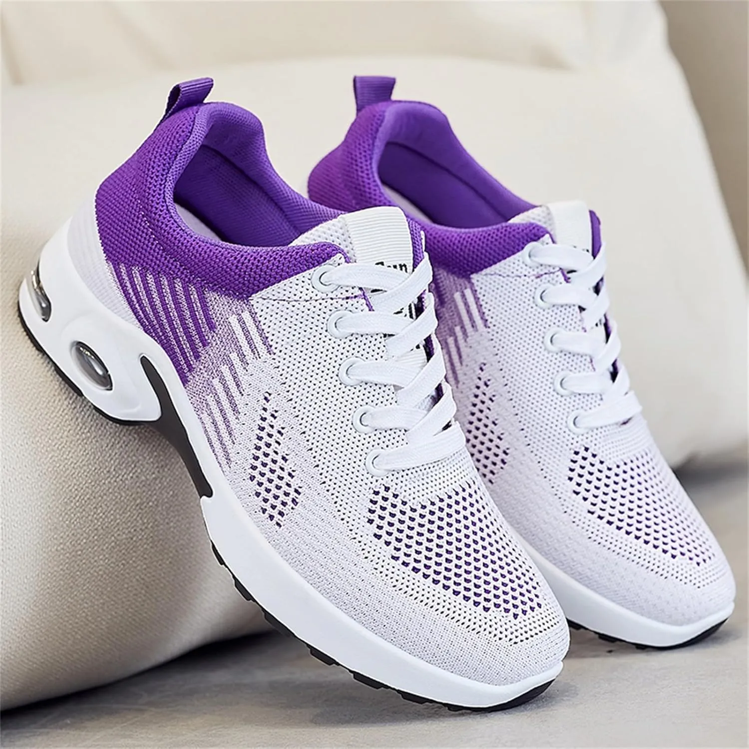 Women Running Shoes Arch Support Wide Sneakers Orthopedic Stretch Cushion Shoes Wide Width Toe Box Shoe Plantar Fasciitis Tennis Sneakers
