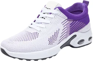 Women Running Shoes Arch Support Wide Sneakers Orthopedic Stretch Cushion Shoes Wide Width Toe Box Shoe Plantar Fasciitis Tennis Sneakers