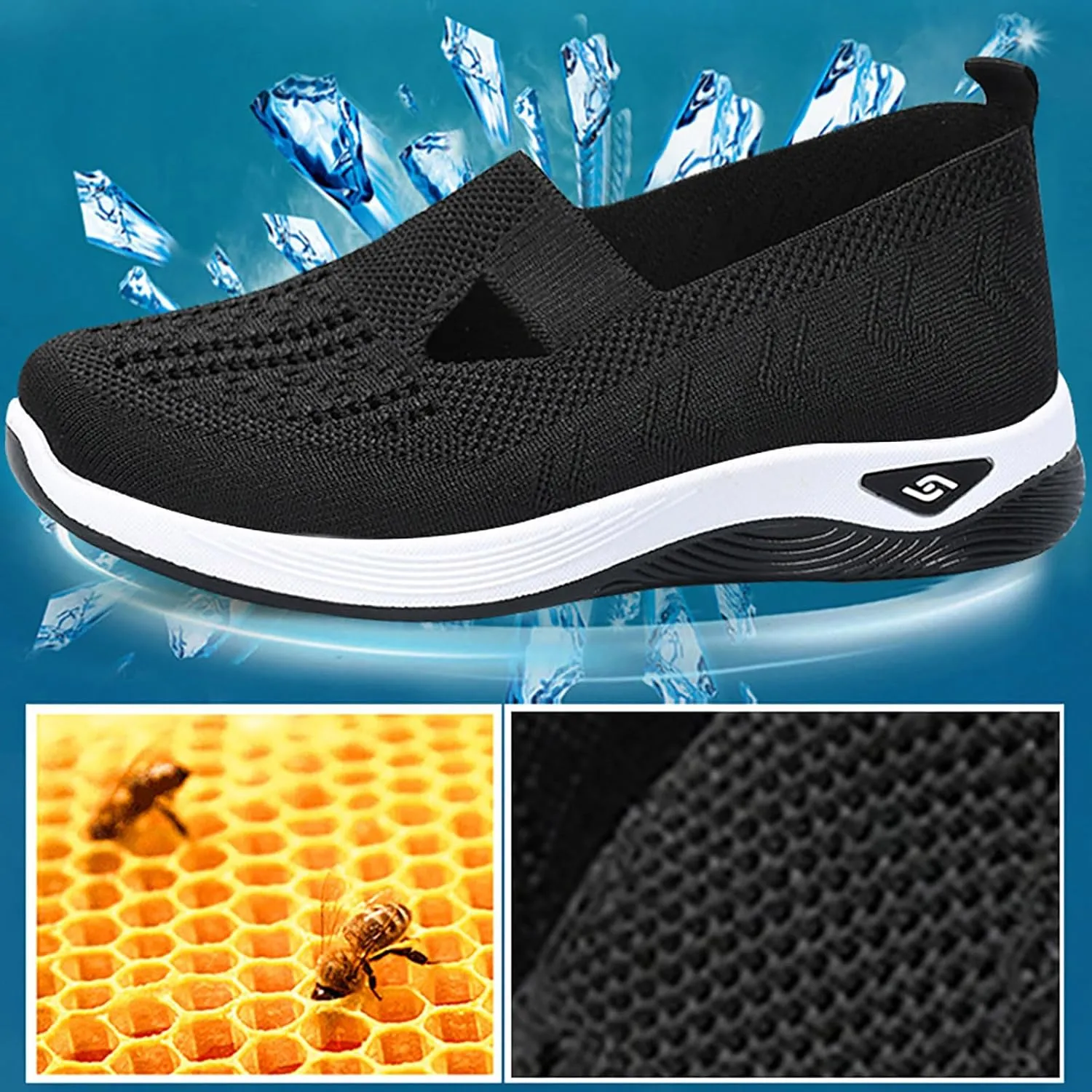 Women Shoes Dressy Comfortable Dress Sneakers Men Wide Black Loafers Women Platform Comfy Casual Closed Back Christmas Shoes for Women Round Toe Flats Comfortable