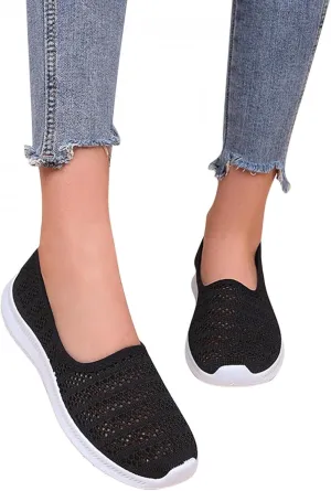 Women Shoes Sneakers Sneakers for Women Womens Sneakers Sneakers for Women Summer Fashion Casual Mesh Breathable Slip On Sneakers Lightweight Sport Shoes
