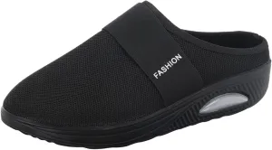 Women's Backless Slip on Mesh Sneakers Shoes Womens Running Shoes Comfortable Men Casual Dress Shoes Platform Sneakers Waterproof Tennis Shoe Cross Trainer Shoe
