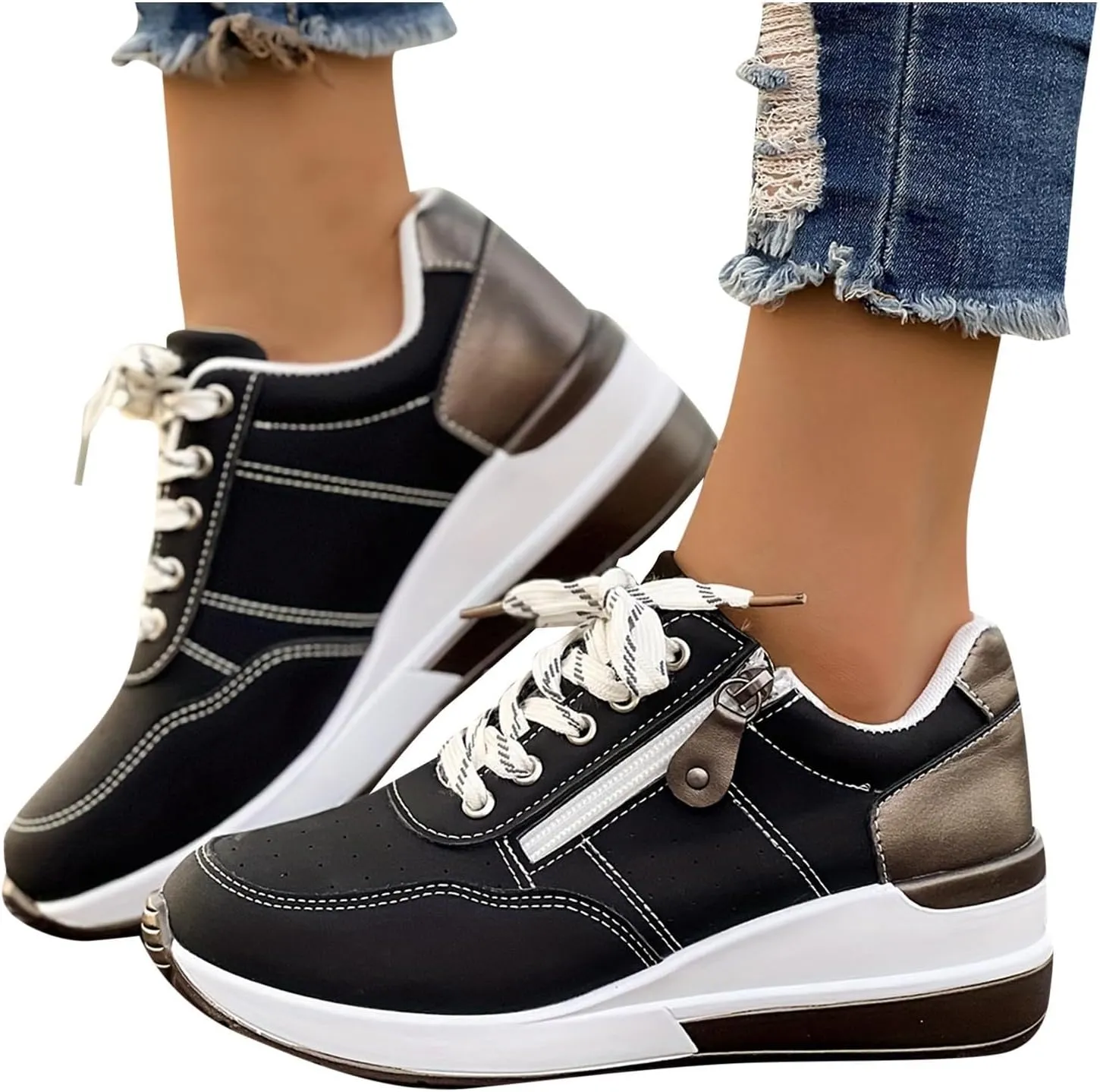 Women's Breathable Elastic Fly Woven Mesh Shoes Mesh Lightweight Sneaker for Work Outdoor Casual Fitness Shoe