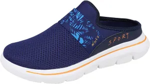Womens Breathable Mesh Walking Mules Sneakers Mens Dress Shoes Arch Support Men Shoes Casual Dress Sneakers Slip On Tennis Shoe Loafers Casual Slip On
