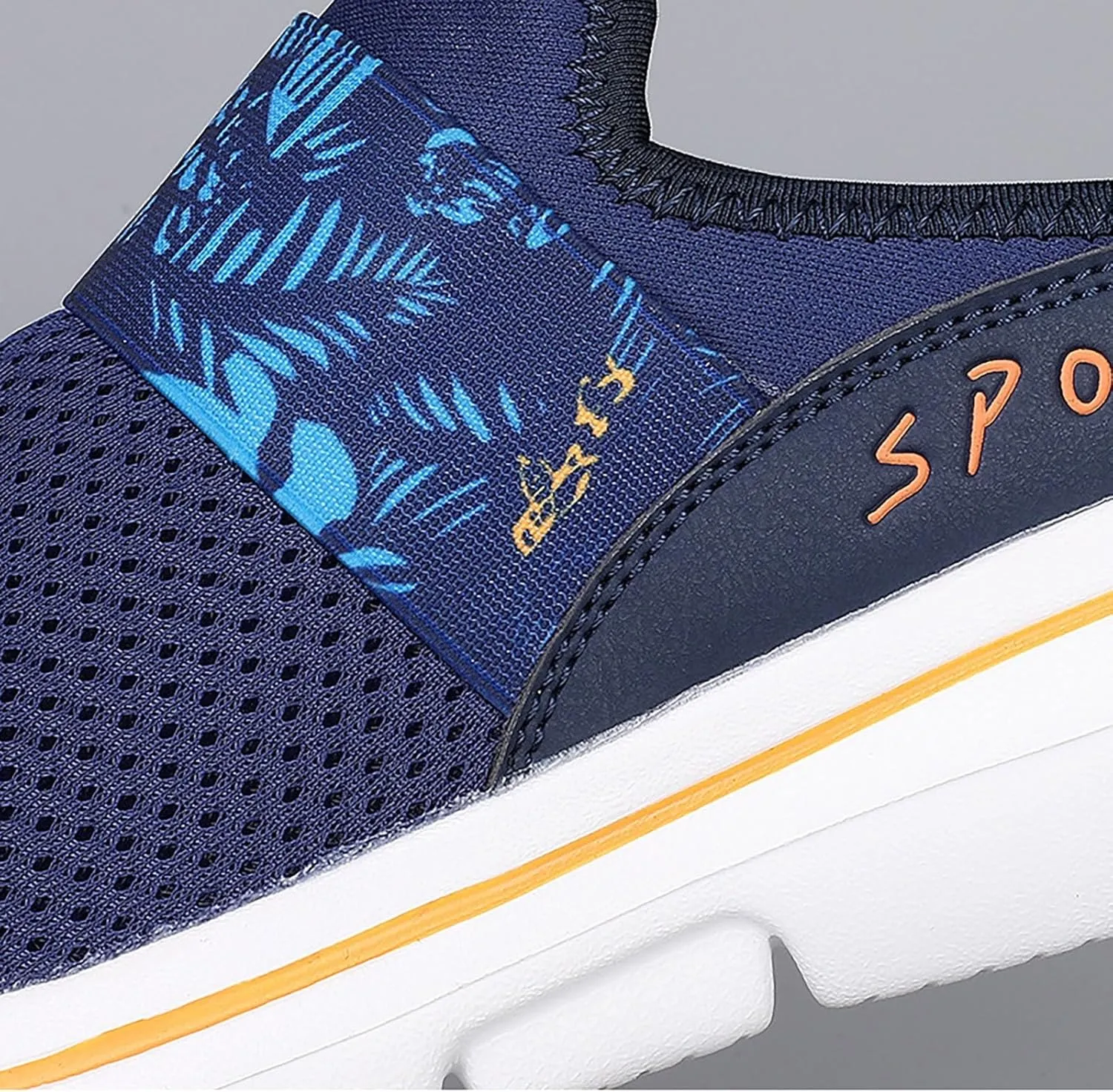 Womens Breathable Mesh Walking Mules Sneakers Mens Dress Shoes Arch Support Men Shoes Casual Dress Sneakers Slip On Tennis Shoe Loafers Casual Slip On