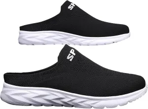 Womens Breathable Mesh Walking Mules Sneakers Running Shoes for Women High Top Ladies Casual Shoes Brown Sneakers Slip On Tennis Shoe Cross Trainer Shoe