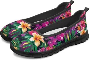Women's Casual Slip-On Mesh Flat Lighweight Spring Work Shoes for Women with Anti-Slip Sole Size 6-10