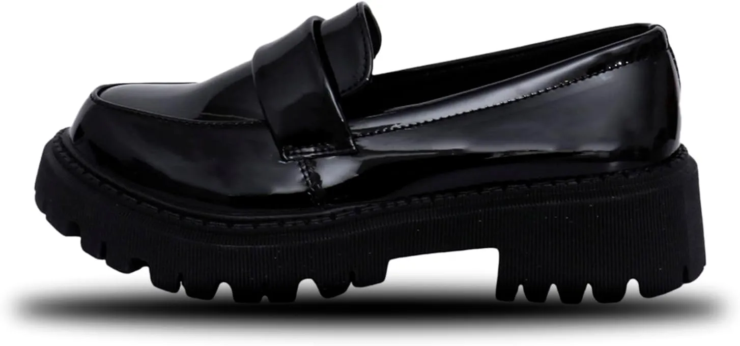 Women's Chunky Loafer 2025 Slip-Ons Shoes Casual Business Shoes Platform Loafers Lug Sole Penny Loafers
