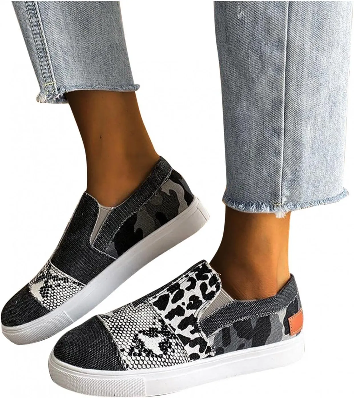 Women's Fashion Sneakers White Walking Sneakers for Women Wide Width Sneakers for Women Slip on Mule Wide 2022 Spring Sneakers Casual Breathable Sport Shoes Comfy Canvas Shoes Fashion Trainers Mesh