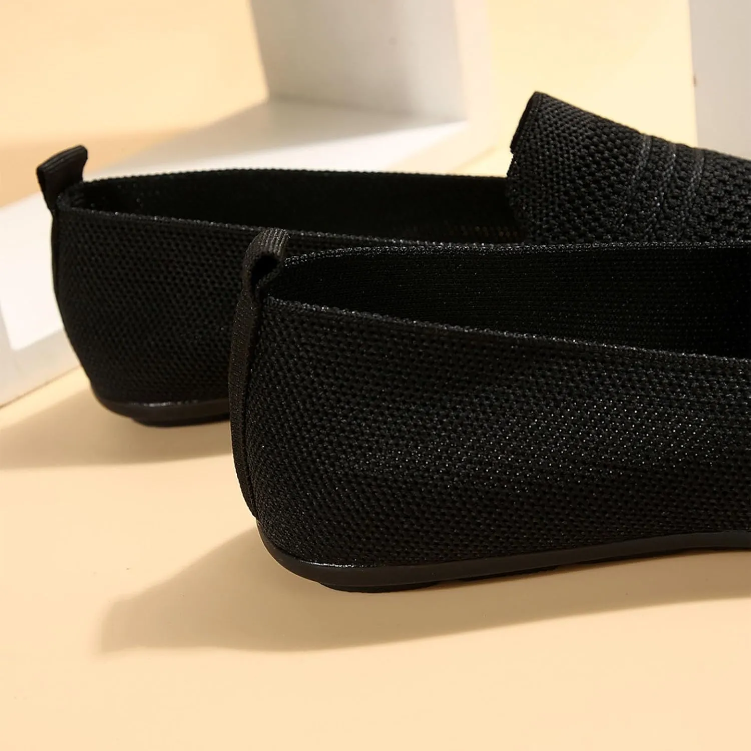 Womens Foldable Knit Penny Loafer Soft Flat Shoes Dressy Slip On Cute Driving Moccasins 2025 New Casual Work Office