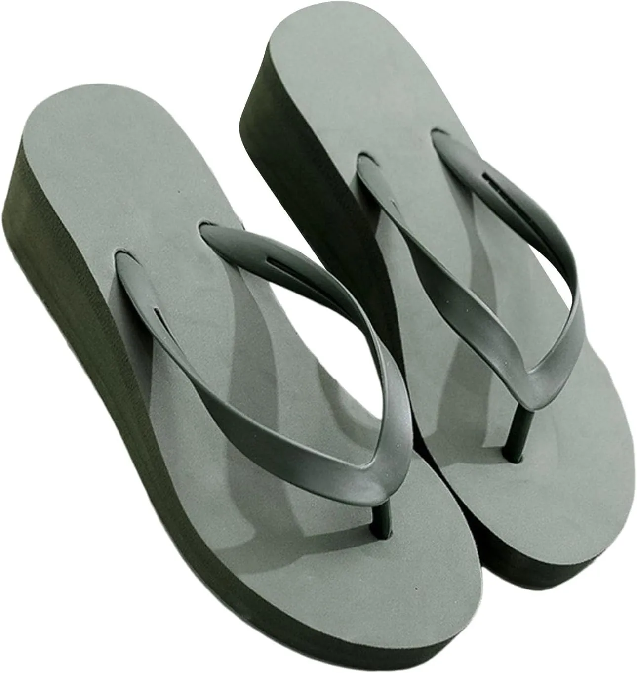 Women's Ladies Platform Wedges Bohemian Beach Shoes Slippers Sandals Summer Beach Flip Flops for Women