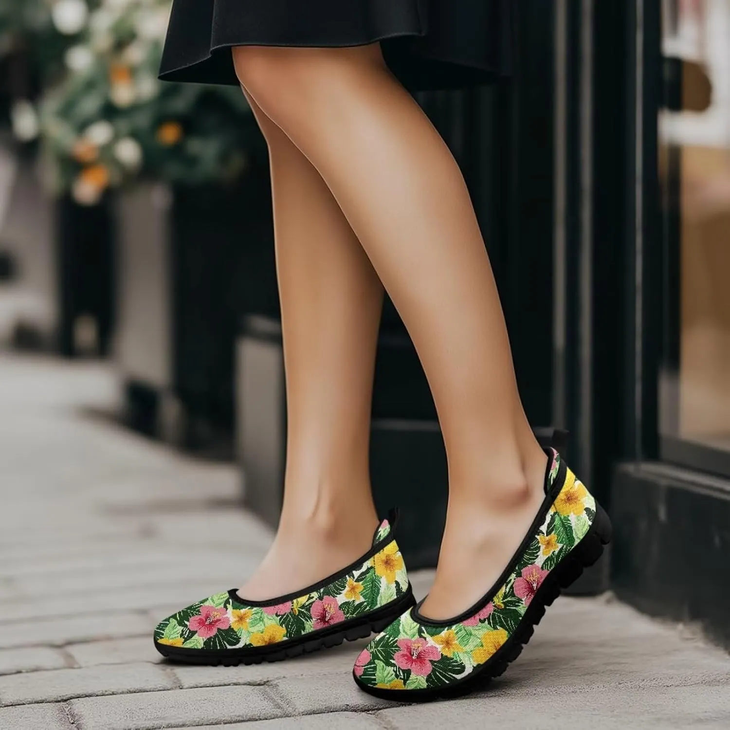 Womens Loafers Shoes Platform Spring Flats Shoes Comfortable Slip On Casual Dress Shoes, Size 6-10