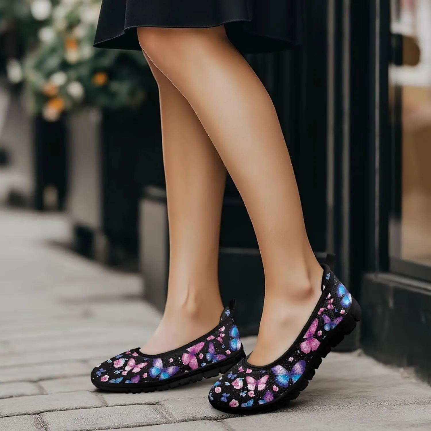 Womens Loafers Shoes Platform Spring Flats Shoes Comfortable Slip On Casual Dress Shoes, Size 6-10