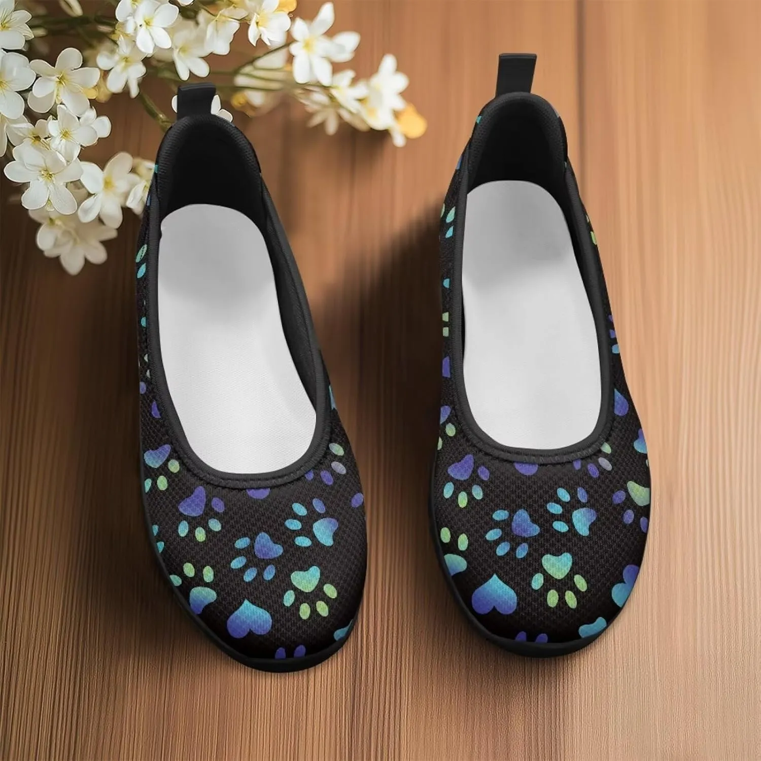 Women's Loafers Slip On Comfortable Casual Walking Flats Work Shoes Closed Dress Flats for Women Size 6-10