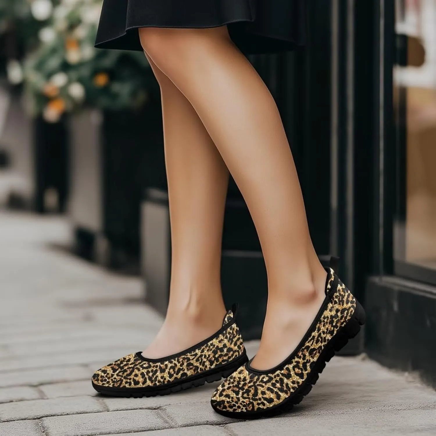 Women's Loafers Slip On Comfortable Casual Walking Flats Work Shoes Closed Dress Flats for Women Size 6-10