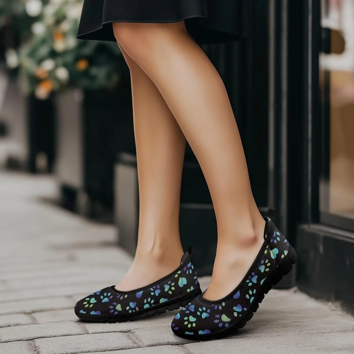 Women's Loafers Slip On Comfortable Casual Walking Flats Work Shoes Closed Dress Flats for Women Size 6-10