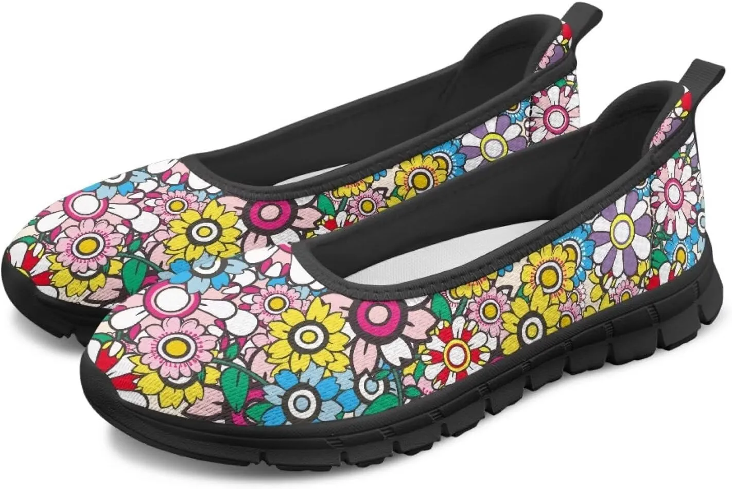 Women's Loafers Slip On Comfortable Casual Walking Flats Work Shoes Closed Dress Flats for Women Size 6-10