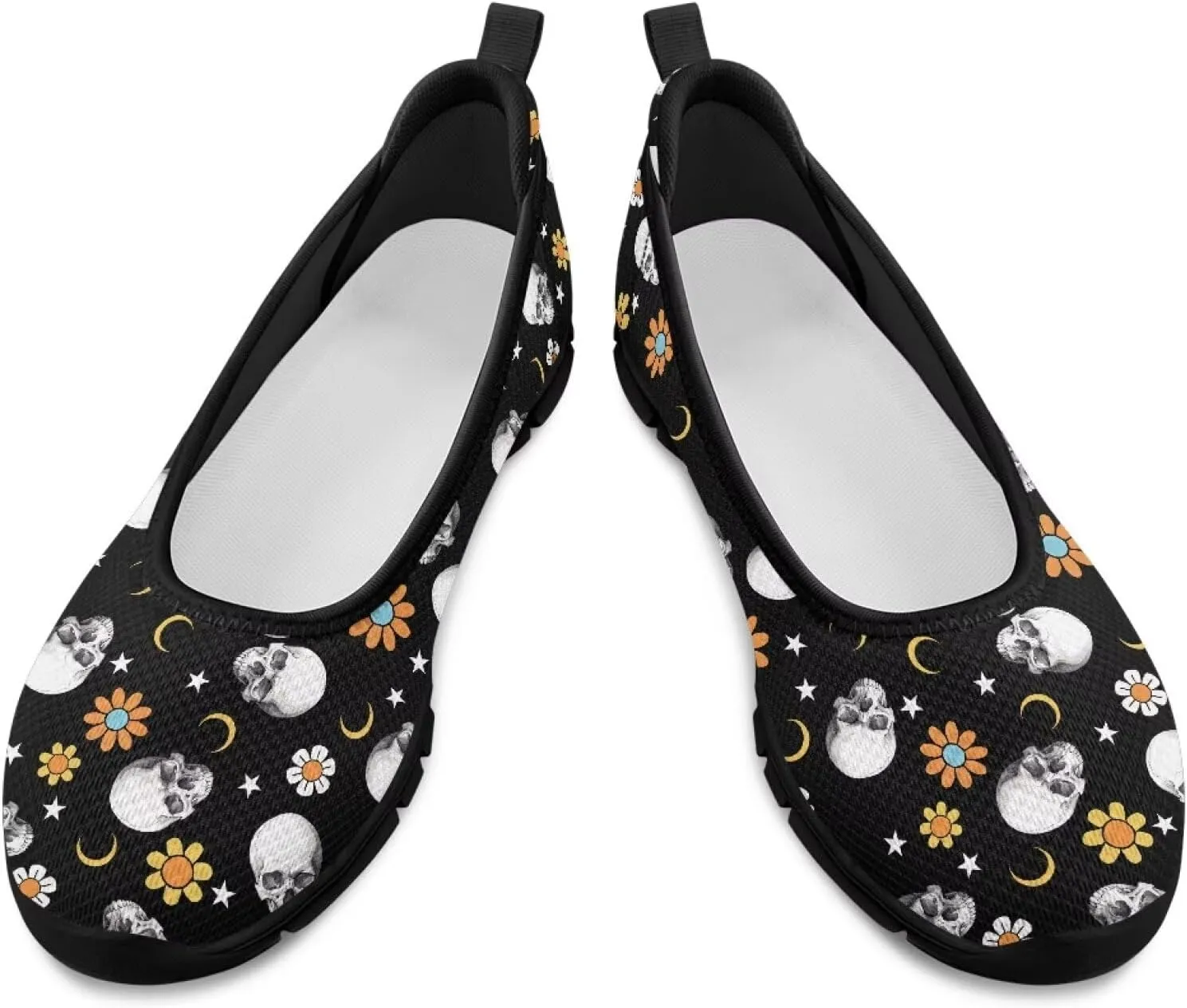Women's Loafers Slip On Comfortable Casual Walking Flats Work Shoes Closed Dress Flats for Women Size 6-10