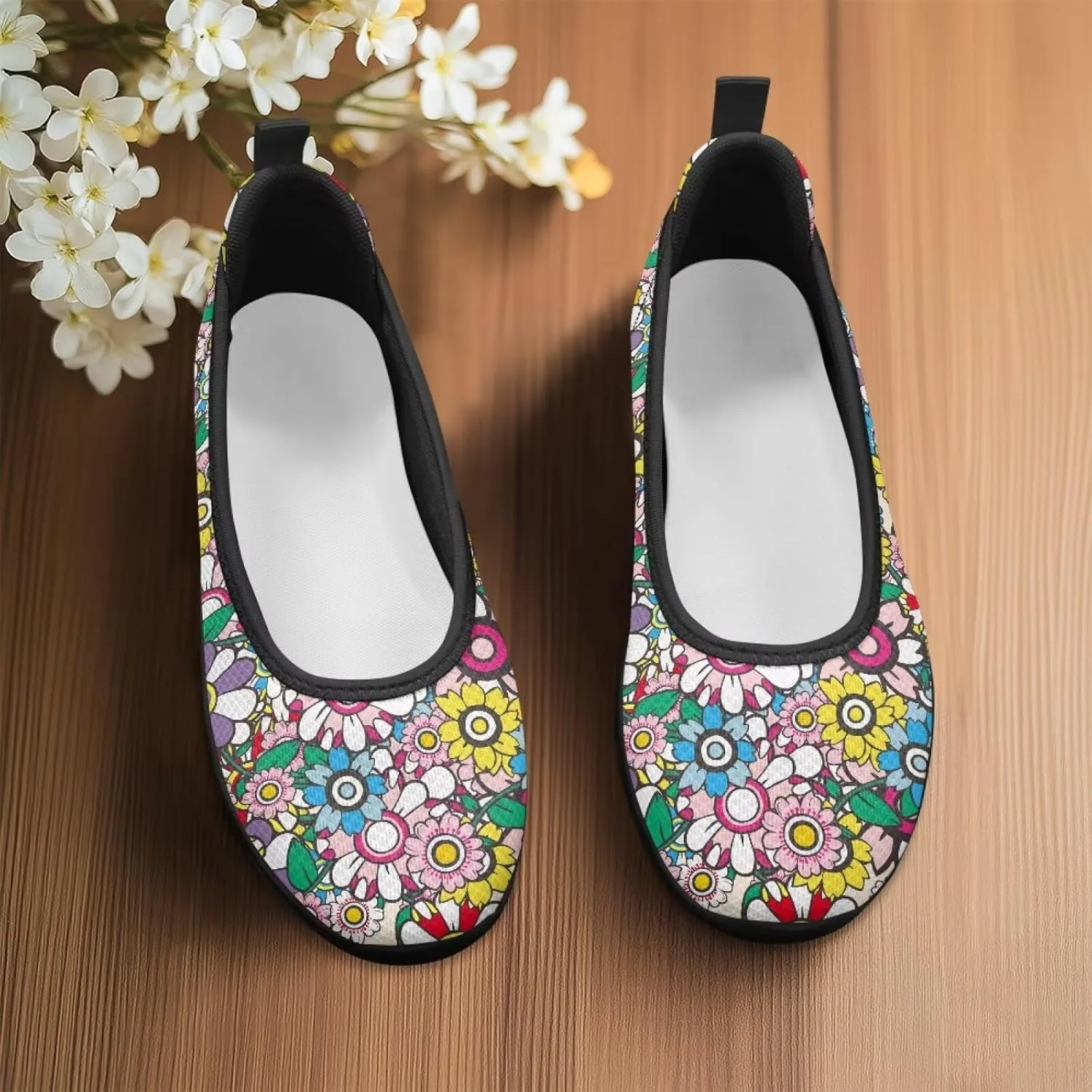 Women's Loafers Slip On Comfortable Casual Walking Flats Work Shoes Closed Dress Flats for Women Size 6-10
