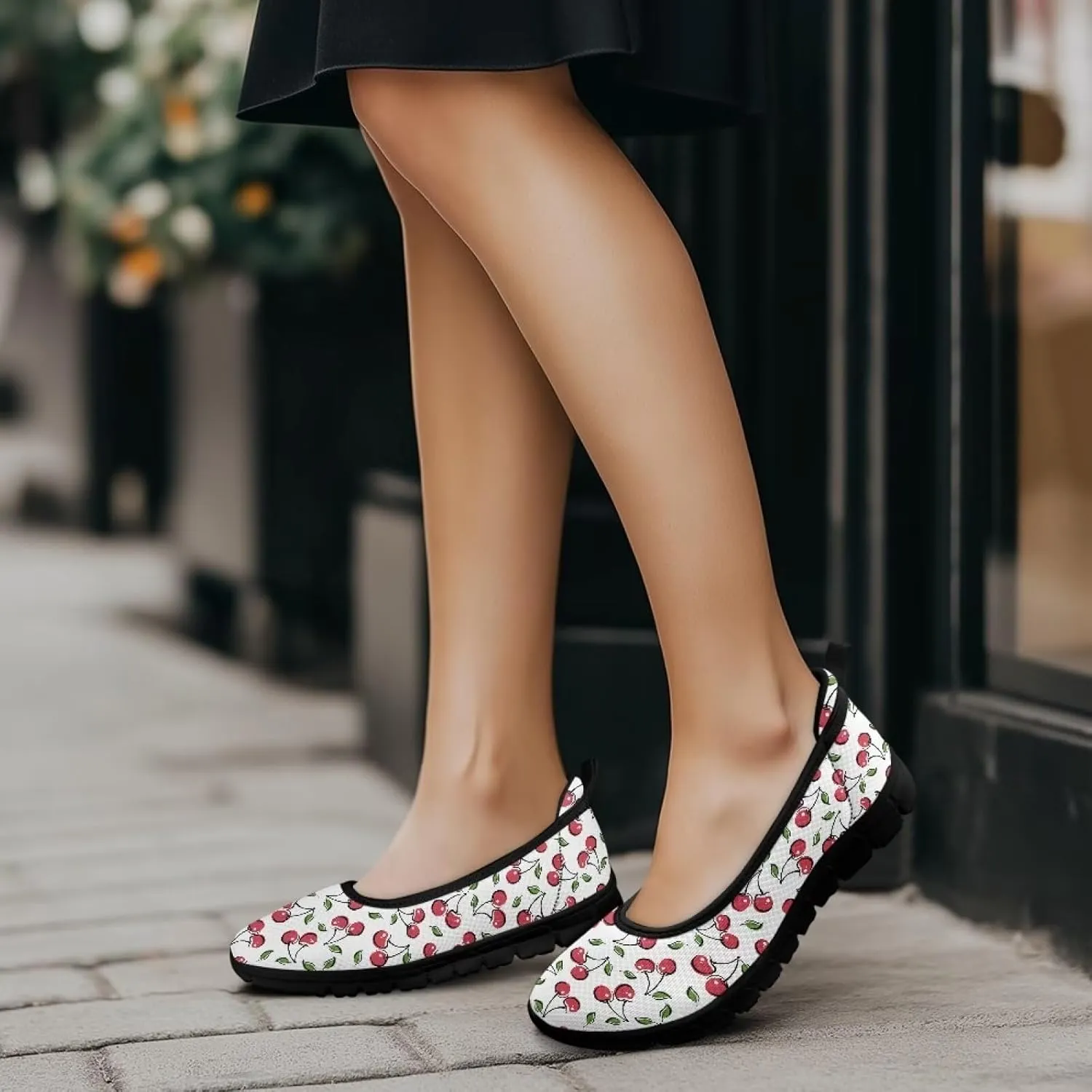 Women's Loafers Slip On Comfortable Casual Walking Flats Work Shoes Closed Dress Flats for Women Size 6-10