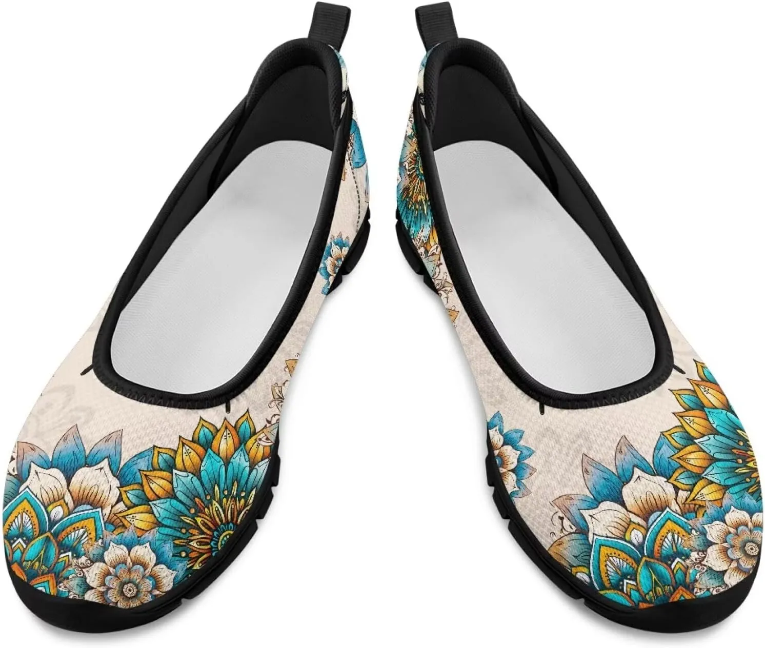 Women's Loafers Slip On Comfortable Casual Walking Flats Work Shoes Closed Dress Flats for Women Size 6-10