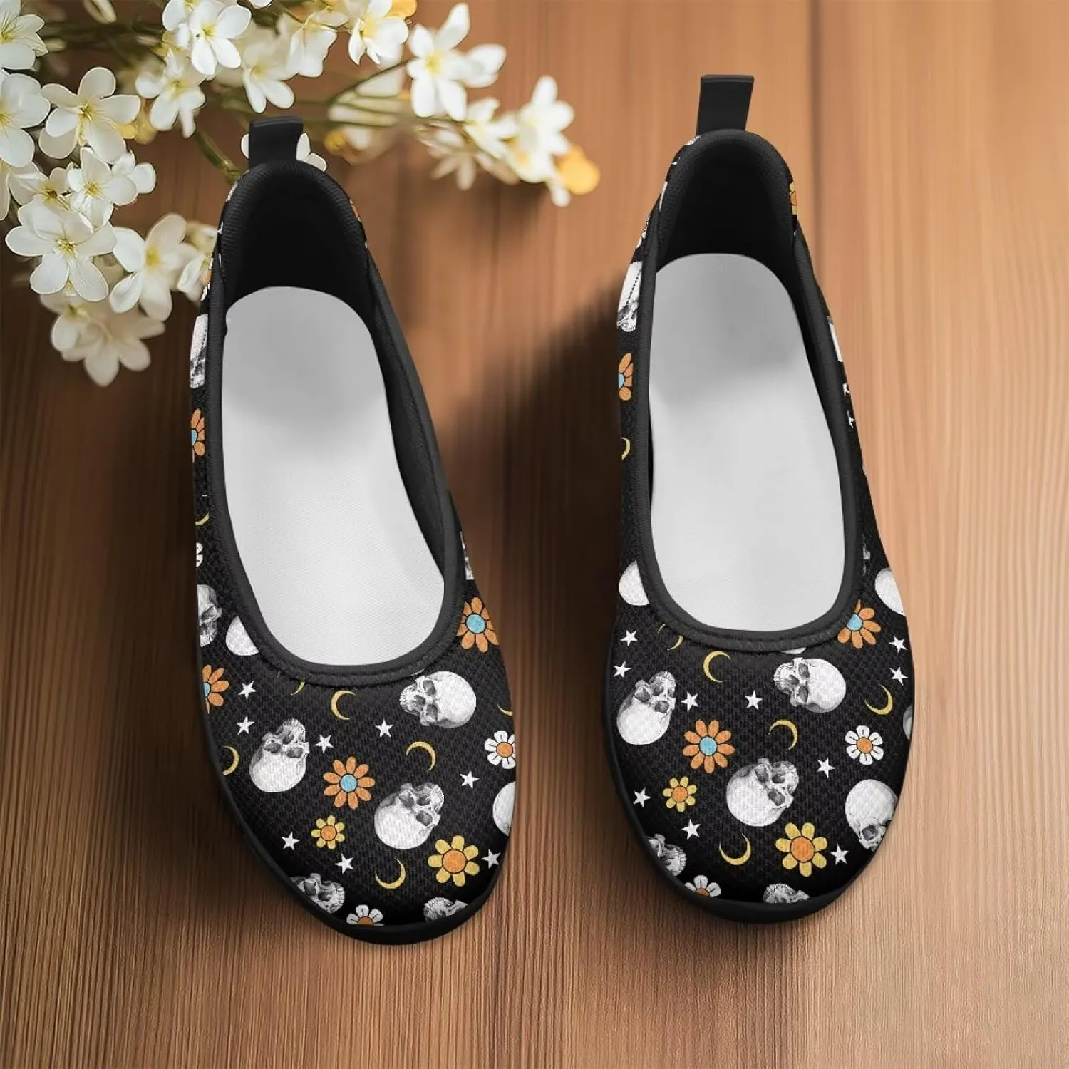 Women's Loafers Slip On Comfortable Casual Walking Flats Work Shoes Closed Dress Flats for Women Size 6-10