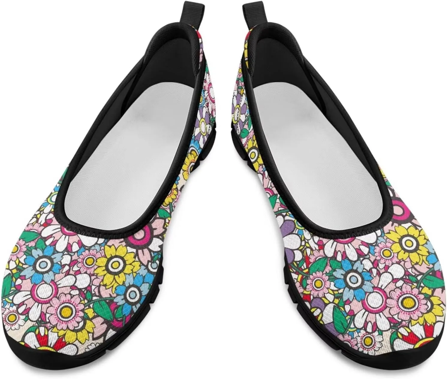 Women's Loafers Slip On Comfortable Casual Walking Flats Work Shoes Closed Dress Flats for Women Size 6-10
