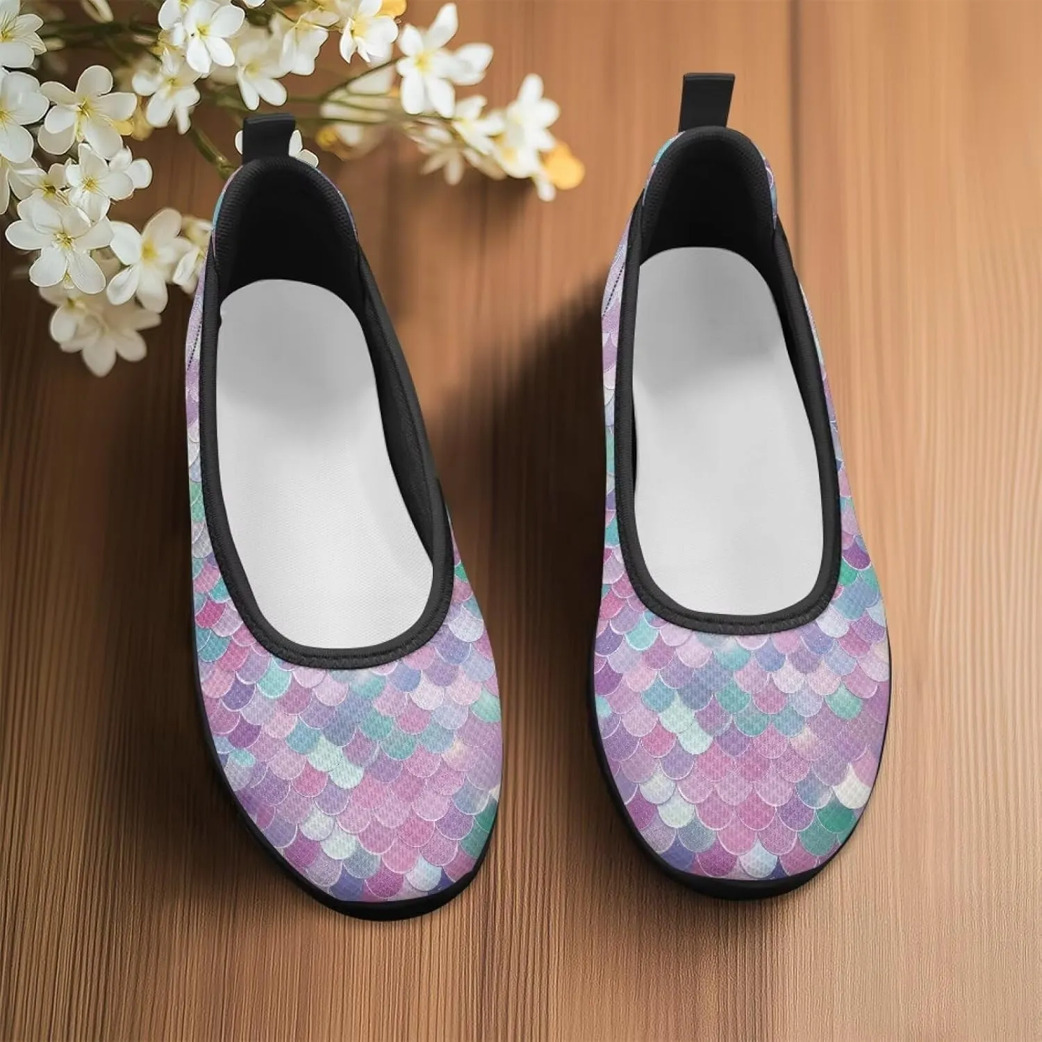 Women's Loafers Slip On Comfortable Casual Walking Flats Work Shoes Closed Dress Flats for Women Size 6-10