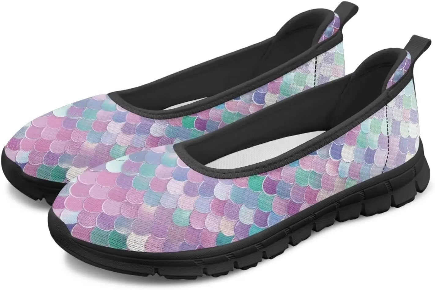 Women's Loafers Slip On Comfortable Casual Walking Flats Work Shoes Closed Dress Flats for Women Size 6-10