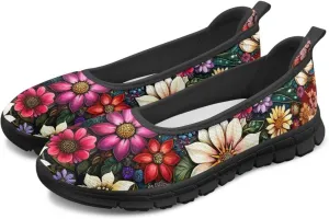 Women's Loafers Slip On Comfortable Casual Walking Flats Work Shoes Closed Dress Flats for Women Size 6-10