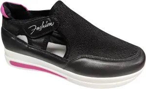 Women's Orthopedic Walking Shoes Hollow Sneakers for Ladies 2025 Casual Mesh Summer Slip-On Breathable Shoe Closed Toe Flatform Daily Casual Shoe