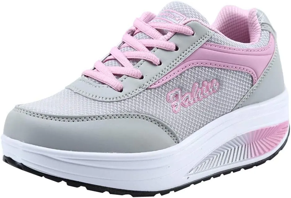 Women's Orthopedic Walking Shoes Sneakers for Ladies 2025 Casual Mesh Summer Air-Cushion Breathable Shoe Closed Toe Lace up Platform Casual Shoe