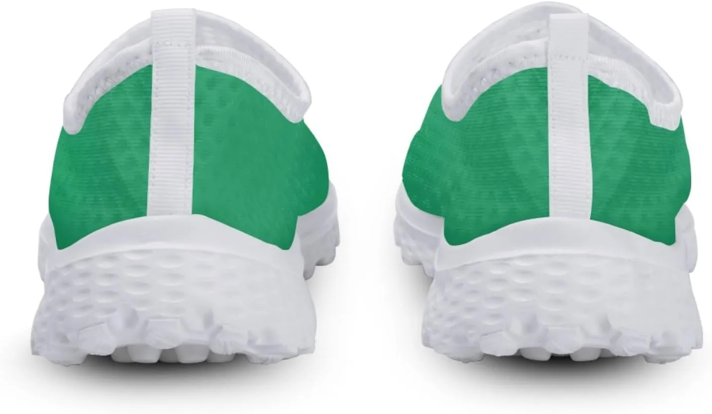 Women's Running Shoes Breathable Athletic Tennis Shoes Casual Lightweight Ladies Running Sneakers Slip On Flats Loafer