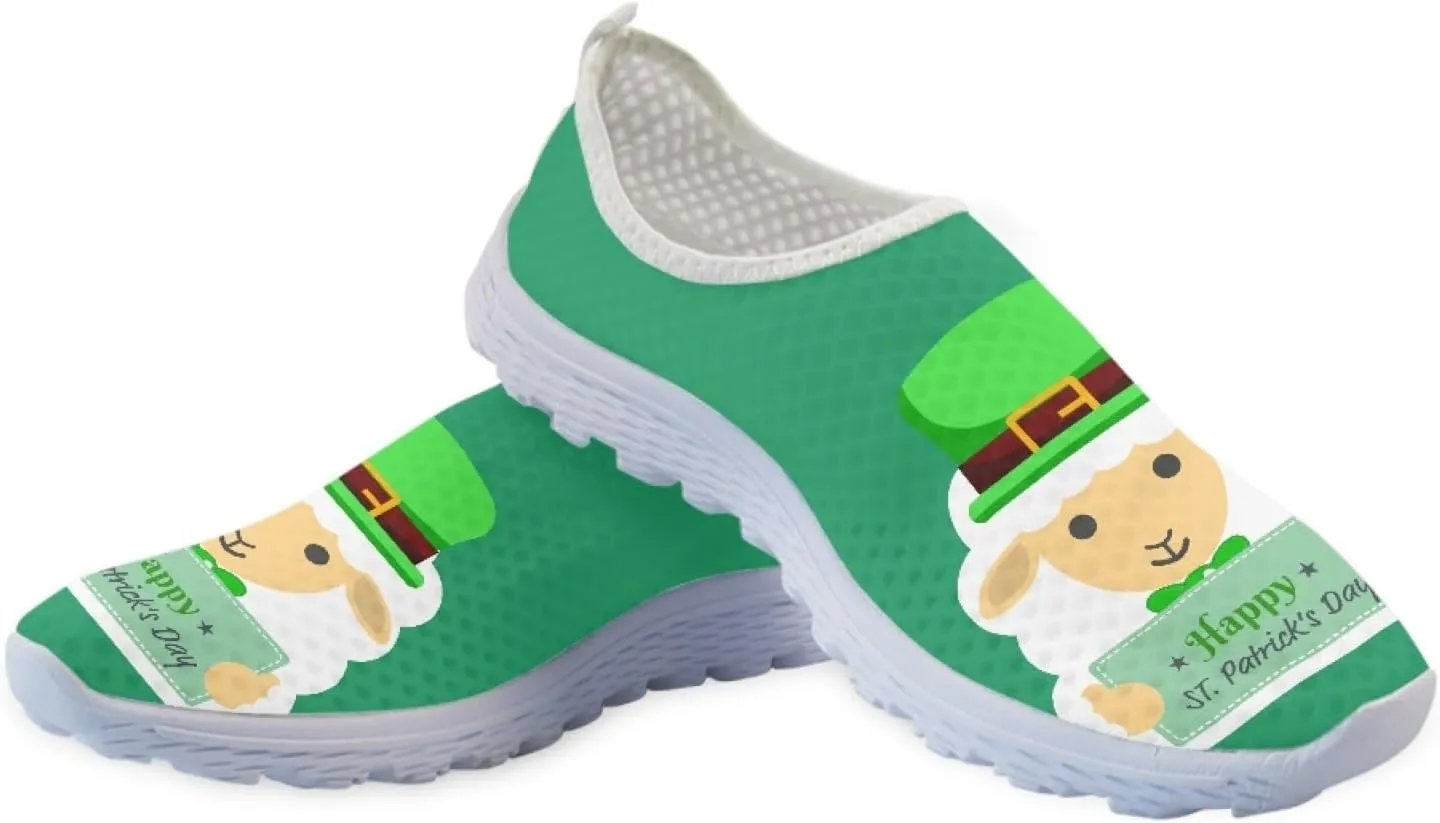 Women's Running Shoes Breathable Athletic Tennis Shoes Casual Lightweight Ladies Running Sneakers Slip On Flats Loafer