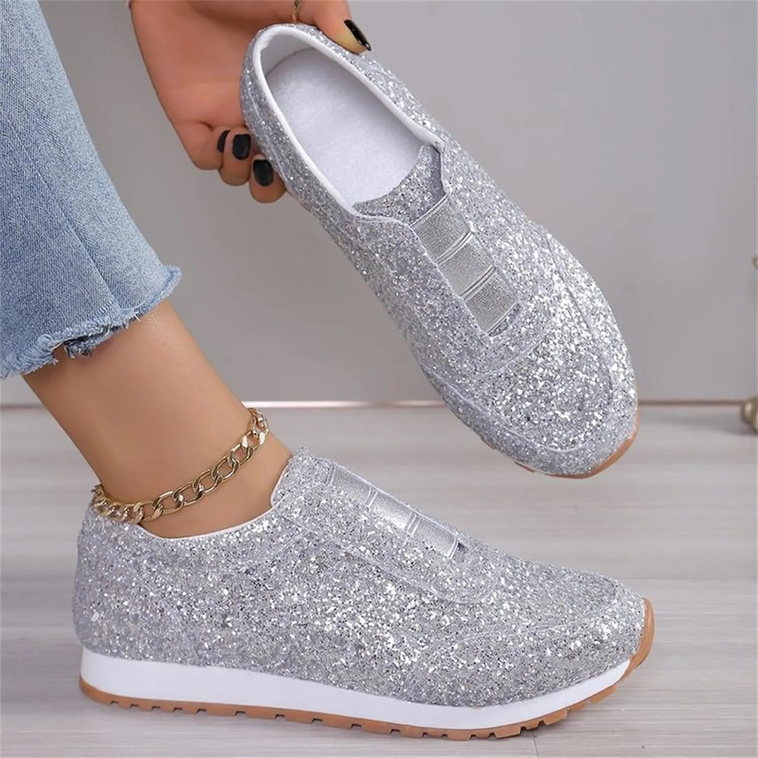 Womens Running Shoes Walking Men's Casual Dress Shoes Waterproof Sneakers Slip On Sneakers Walking Tennis Shoe Platform Tennis Shoe Cross Trainer Shoe