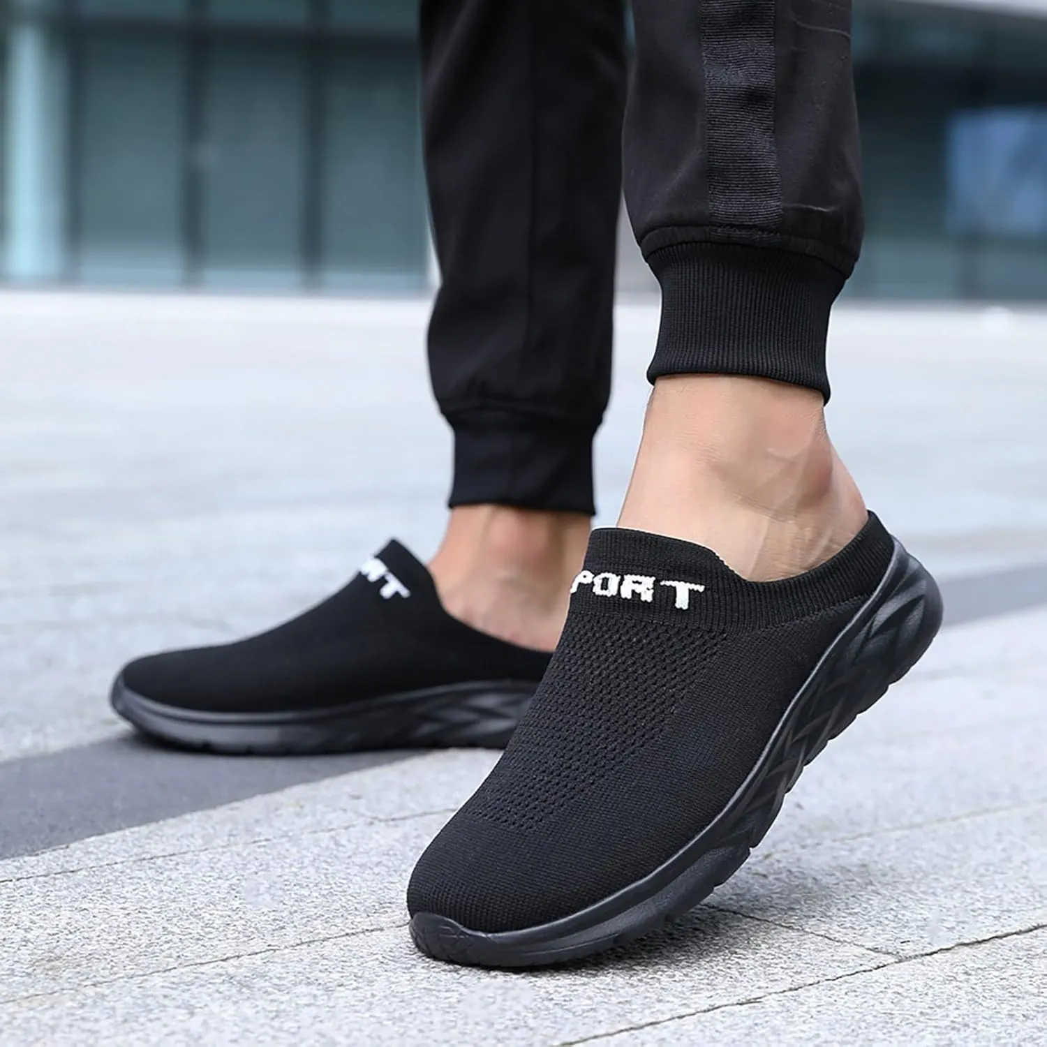 Women's Slip-on Mule Sneakers Lightweight Non Slip Work Shoes Women Winter Casual Slip On Shoes White Sneakers Platform Tennis Shoe Trainers Shoe