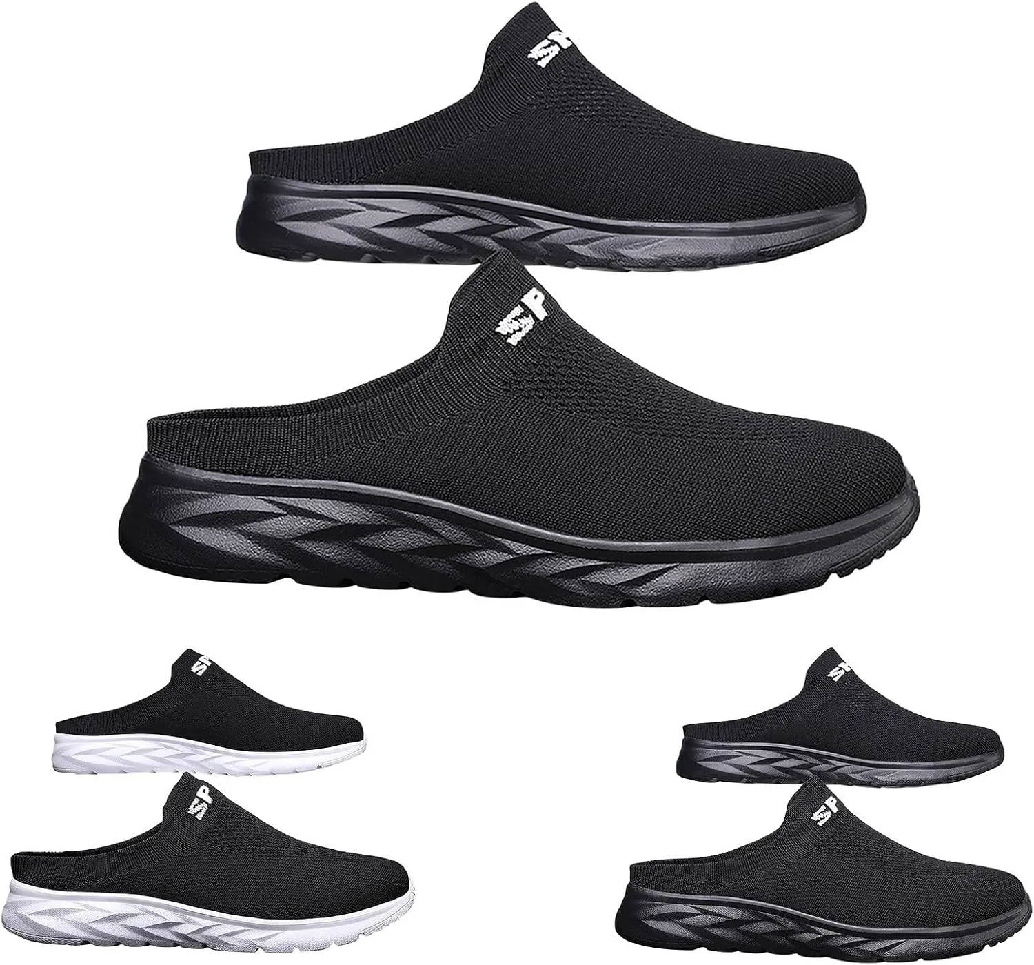 Women's Slip-on Mule Sneakers Lightweight Non Slip Work Shoes Women Winter Casual Slip On Shoes White Sneakers Platform Tennis Shoe Trainers Shoe