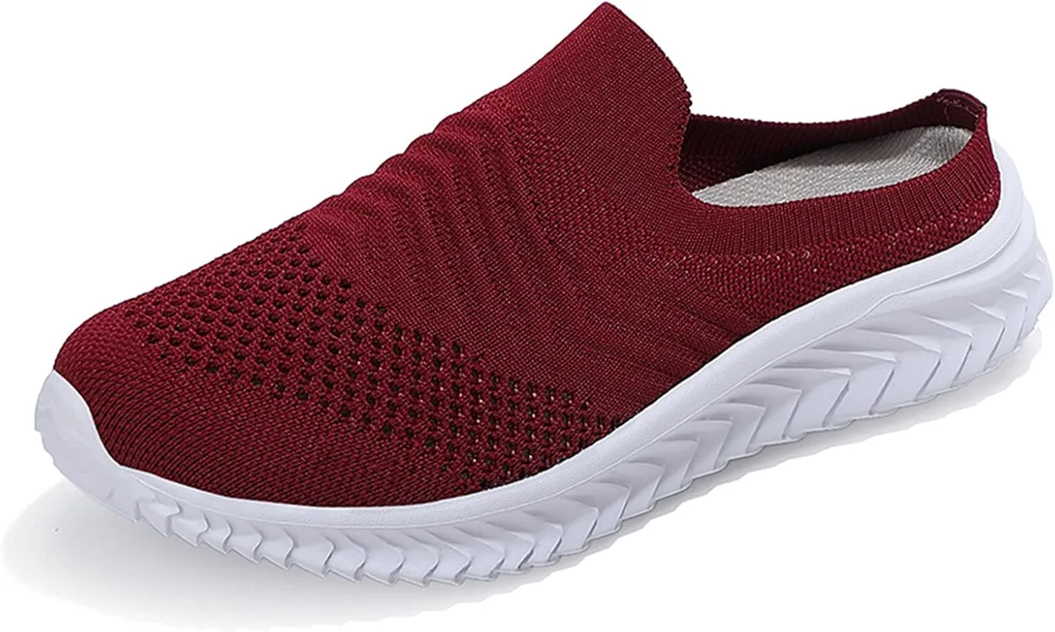 Women's Slip-on Mule Sneakers Lightweight Running Shoes for Men Jogging Business Casual Shoes Men Shoes Sneakers Black Tennis Shoe Loafers Shoe