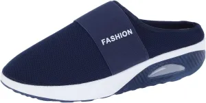 Women's Slip-On Orthopedic Arch Support Backless Mens Tennis Shoes Mesh Breathable Men Casual Shoes Black Platform Sneaker Red Tennis Shoe Casual Loafers