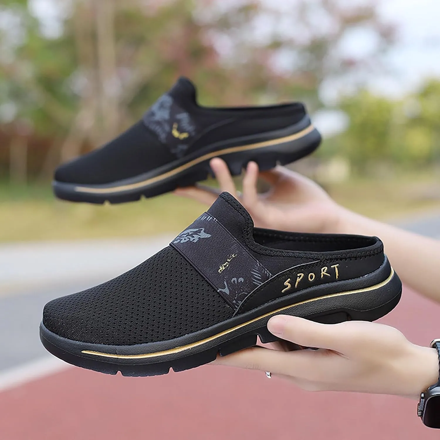 Women's Slip-On Orthopedic Arch Support Backless Womens Running Shoes Food Service Men Shoes Casual Casual Sneakers Platform Tennis Shoe Cross Trainer Shoe