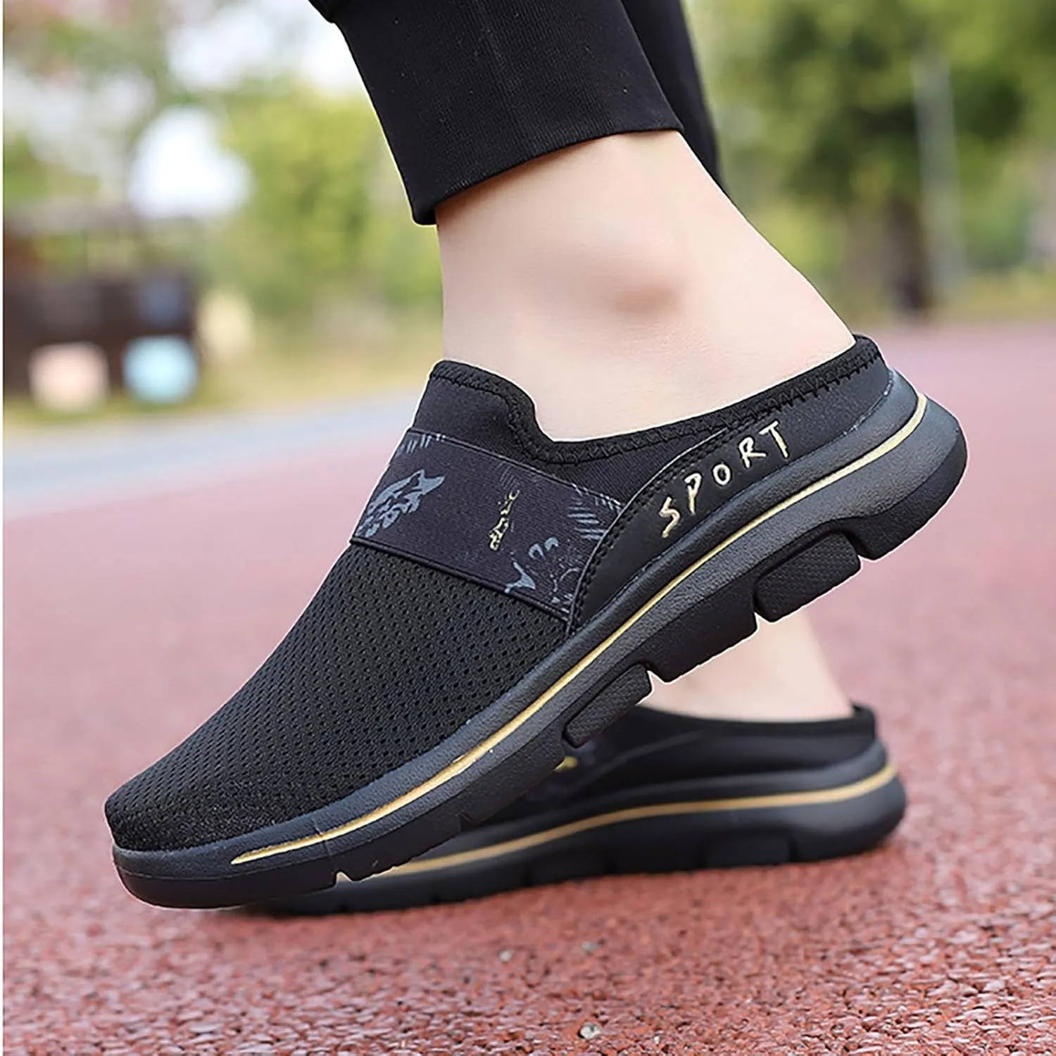 Women's Slip-On Orthopedic Arch Support Backless Womens Running Shoes Food Service Men Shoes Casual Casual Sneakers Platform Tennis Shoe Cross Trainer Shoe