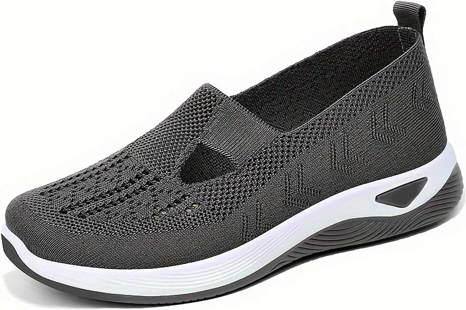 Women's Slip on Sneakers Shoes Woven Orthopedic Non Slip Work Shoes Women Wide Width Dress Casual Shoes Wedge Sneakers Waterproof Tennis Shoe Cross Trainer Shoe