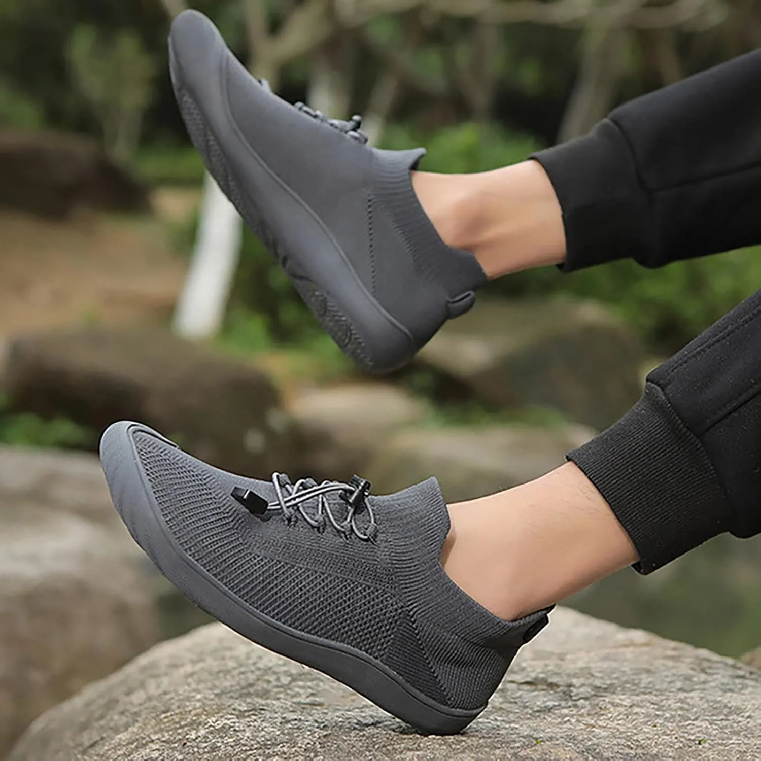 Women's Slip on Sneakers Shoes Woven Orthopedic Running Shoes for Men Comfortable Casual Dress Shoes Wedge Sneakers Steel Toe Tennis Shoe Loafers Dress Shoe