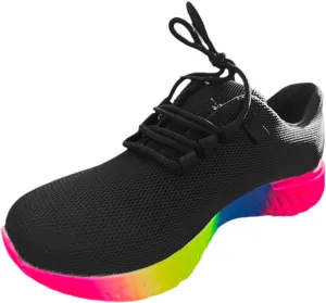 Women's Sneakers with Arch Support Wide Zapatos Negros para Mujer Elegantes Bajos All Black Nursing Shoes for Women Womens Tennis Shoes Size 10 Trending Womens Black Non Slip Dress Work Shoes