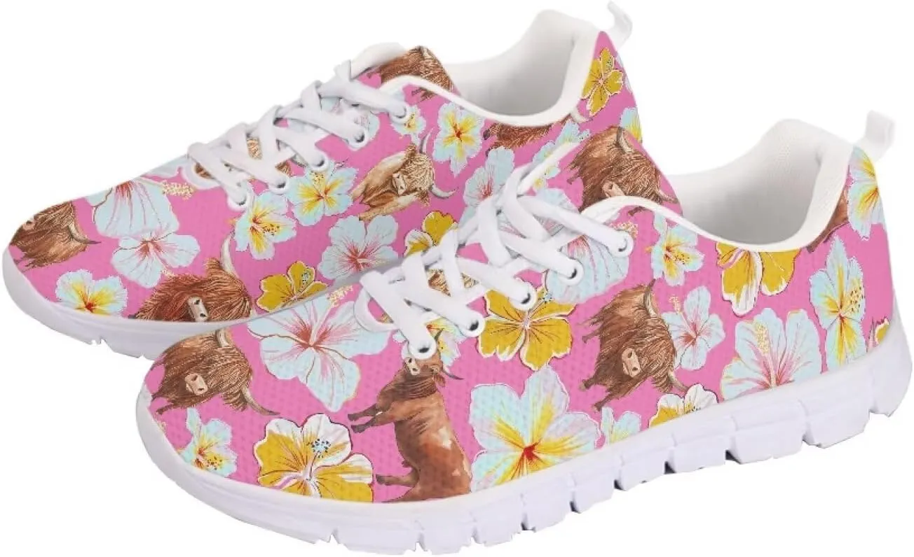 Women's Tennis Shoes Lightweight Breathable Mesh Sneakers for Daily Wear