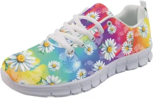 Women's Tennis Shoes Lightweight Breathable Mesh Sneakers for Daily Wear