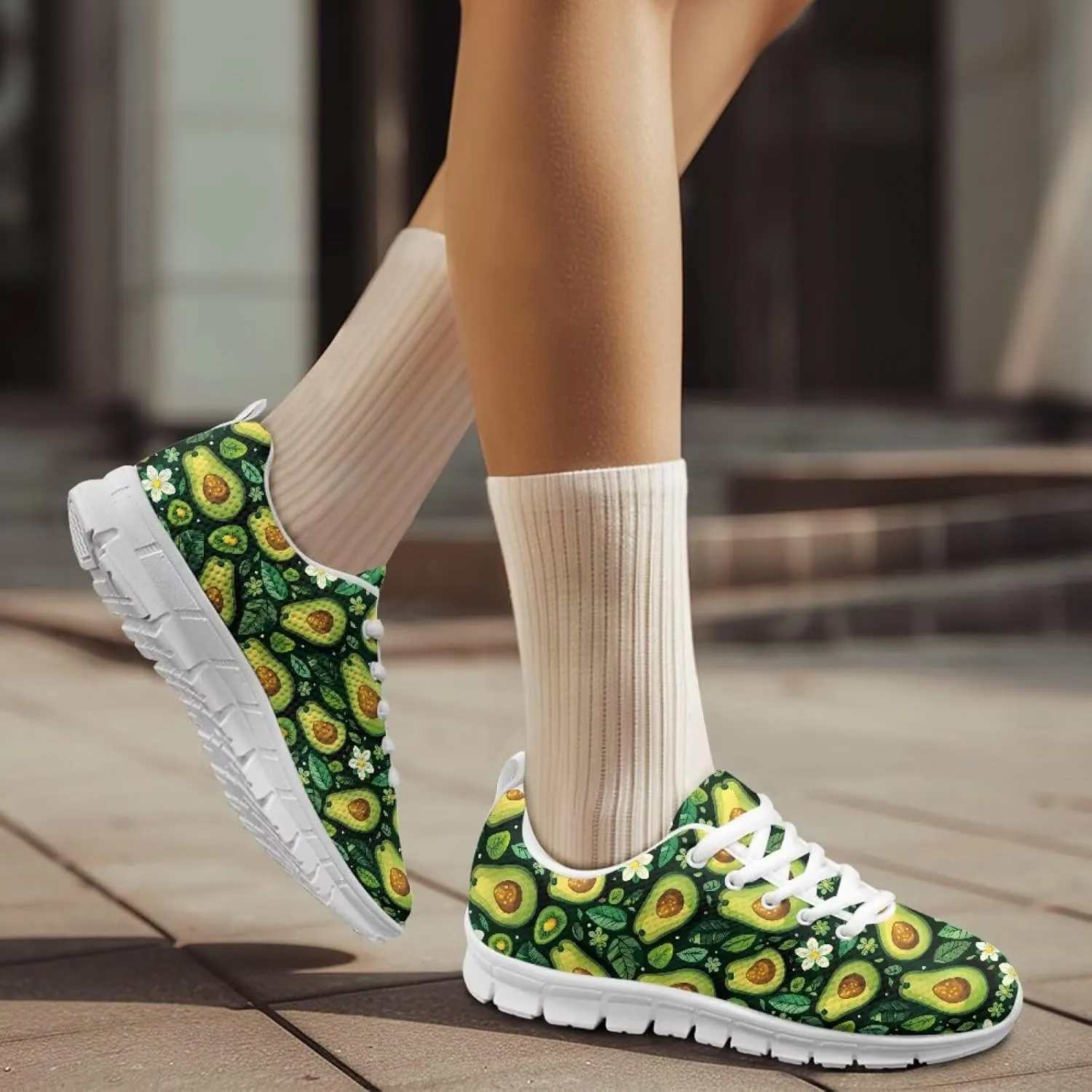 Women's Tennis Shoes Lightweight Breathable Mesh Sneakers for Daily Wear
